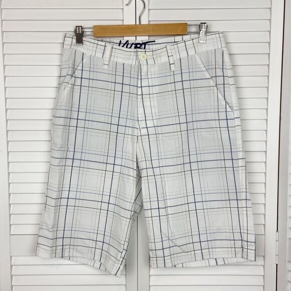 NWT PacSun Vurt Men’s Plaid Surf Shorts Size 31 | Flat Front Board Short Style - Picture 3 of 10